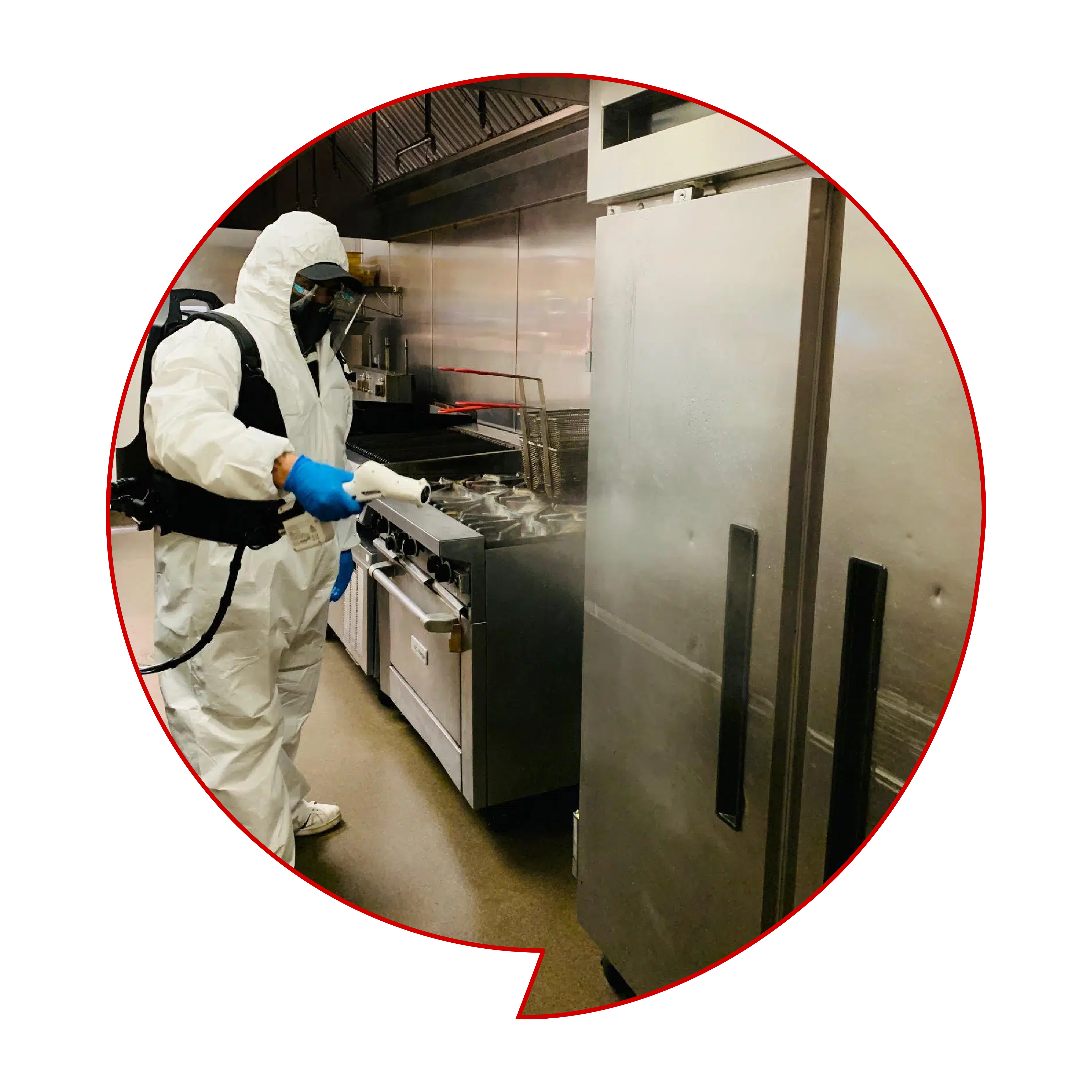 Cipher's professional Kitchen Cleaning  team.