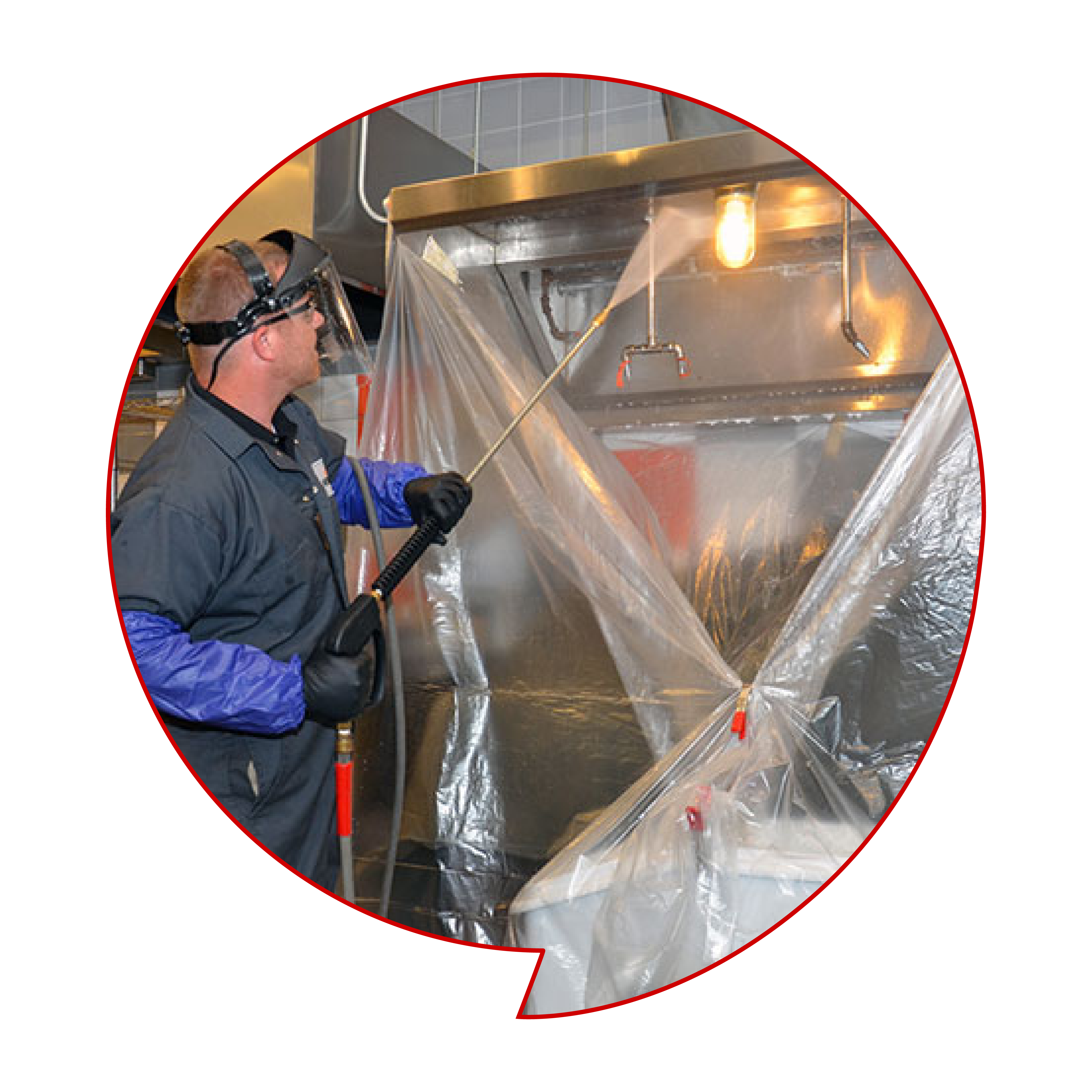 Cipher's professional Kitchen Cleaning  team.