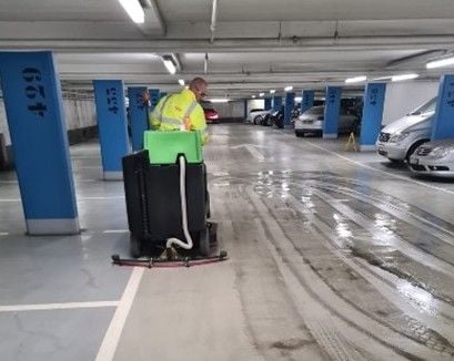 Cipher's professional Car Park and Sweeping Service team.