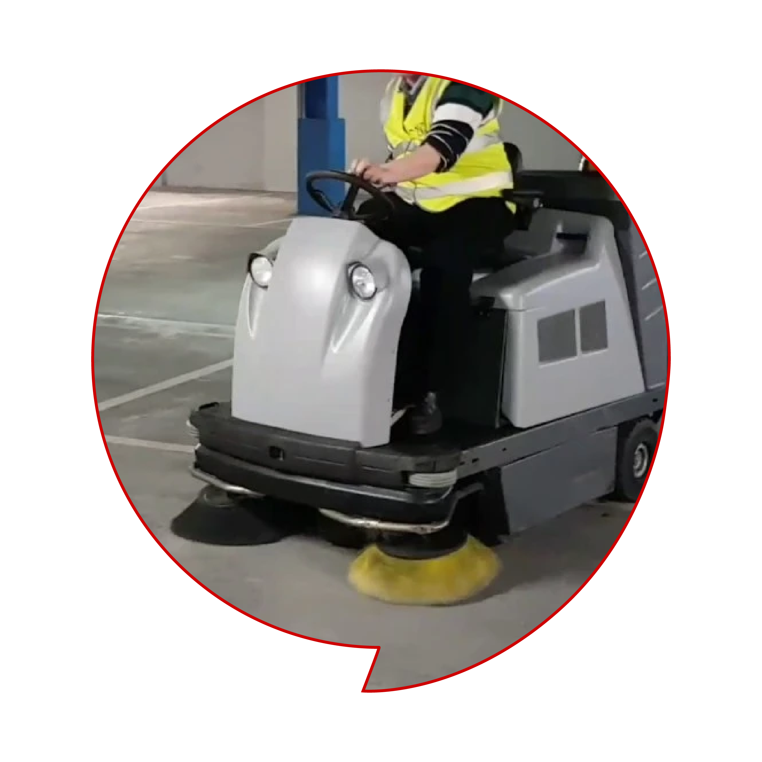 Cipher's professional Car Park and Sweeping Service team.