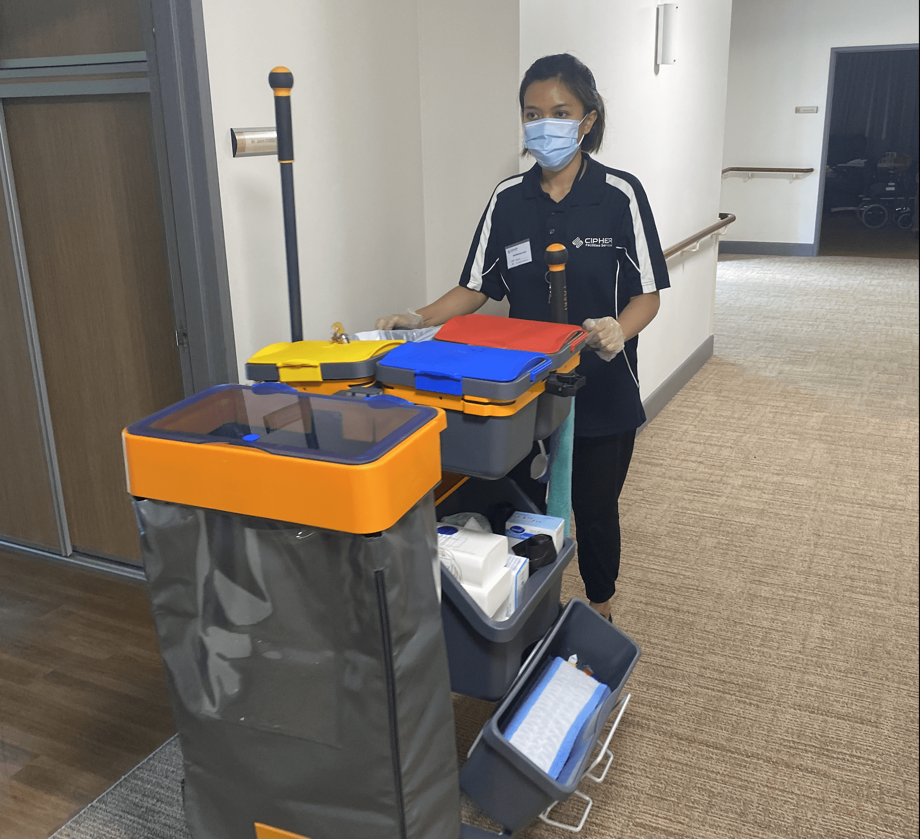 Cipher's professional cleaning services for nursing homes and retirement villages.