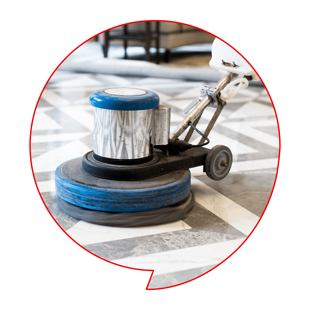 Cipher's professional Floor Polishing team.